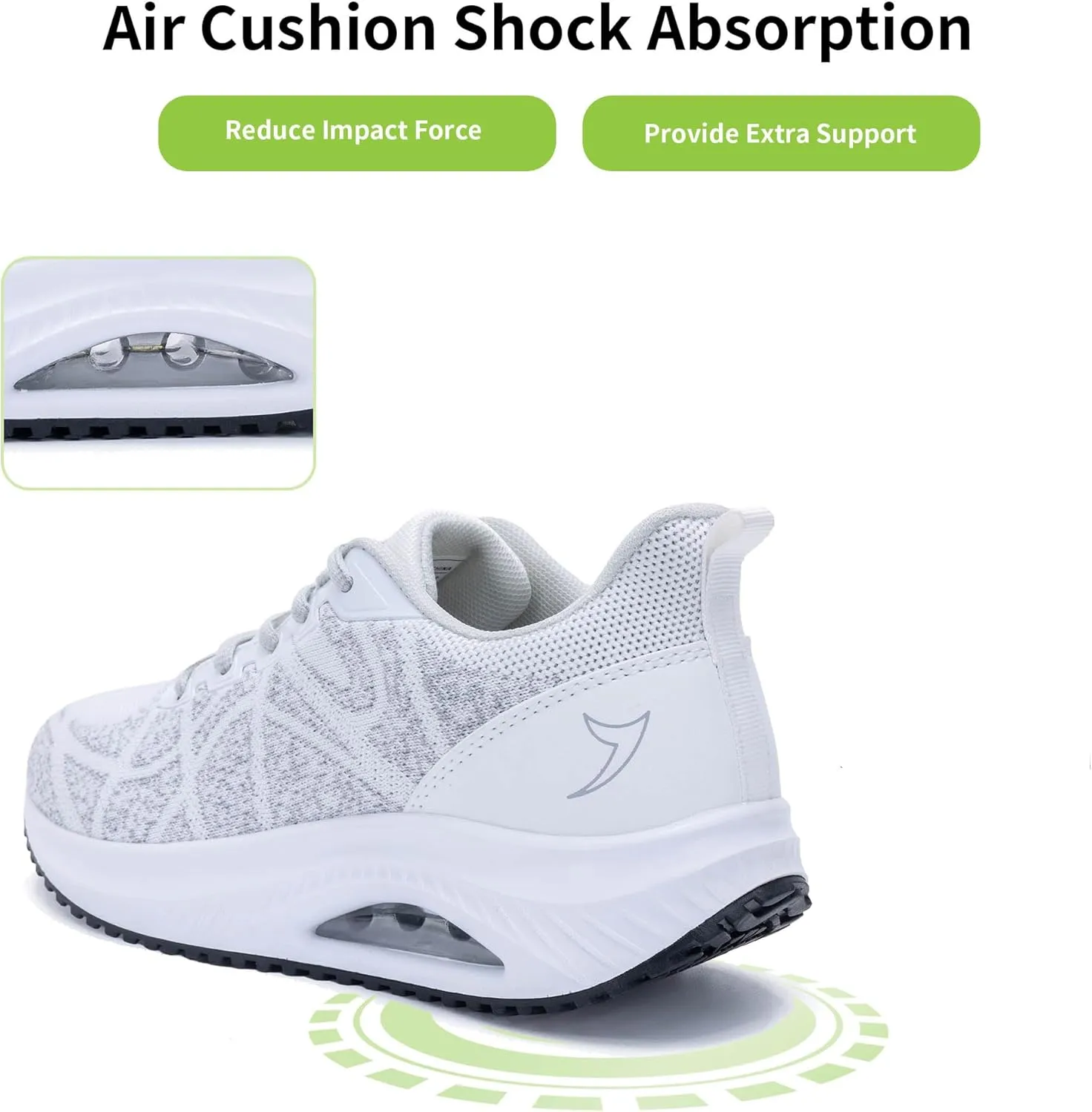 Womens Walking Shoes Orthotic Plantar Fasciitis Tennis Fashion Sneakers with Arch Support for Pain Relief All Day Standing US 6-11