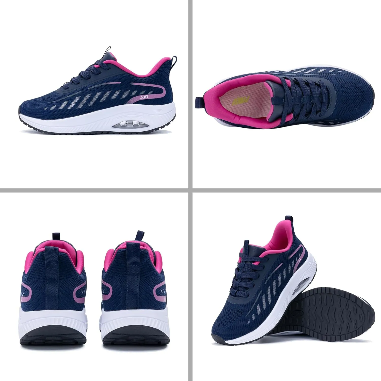 Womens Walking Shoes with Arch Support Orthotic Tennis Shoes for Plantar Fasciitis Casual Air Fashion Sneakers US 6.5-11