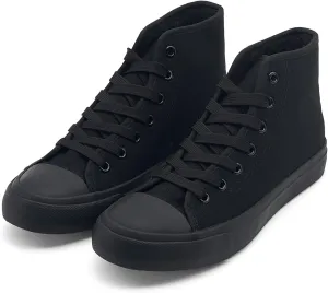 Womens Winter Snow Boots High Top Warm Canvas with Fur Lined Ankle Winter Sneakers