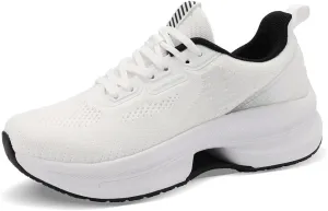 WONESION Women's Non Slip Walking Running Shoes Lightweight Athletic Tennis Sport Fashion Sneakers for Gym Work Nursing