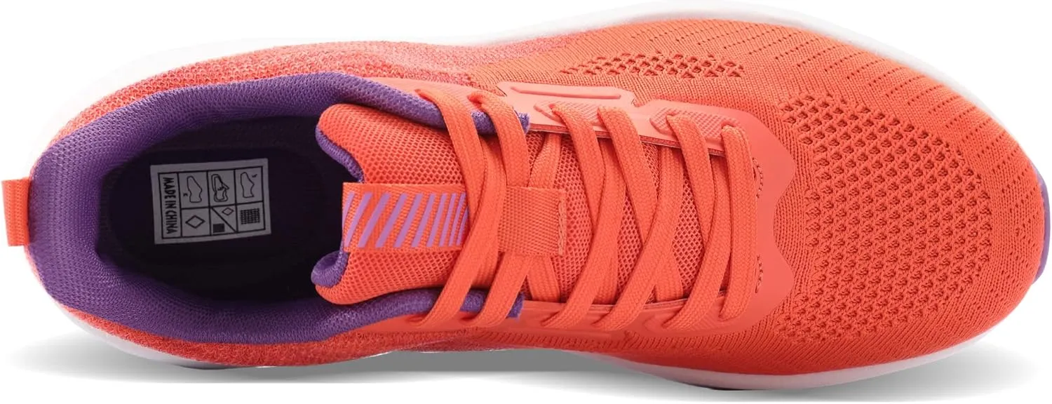 WONESION Women's Non Slip Walking Running Shoes Lightweight Athletic Tennis Sport Fashion Sneakers for Gym Work Nursing