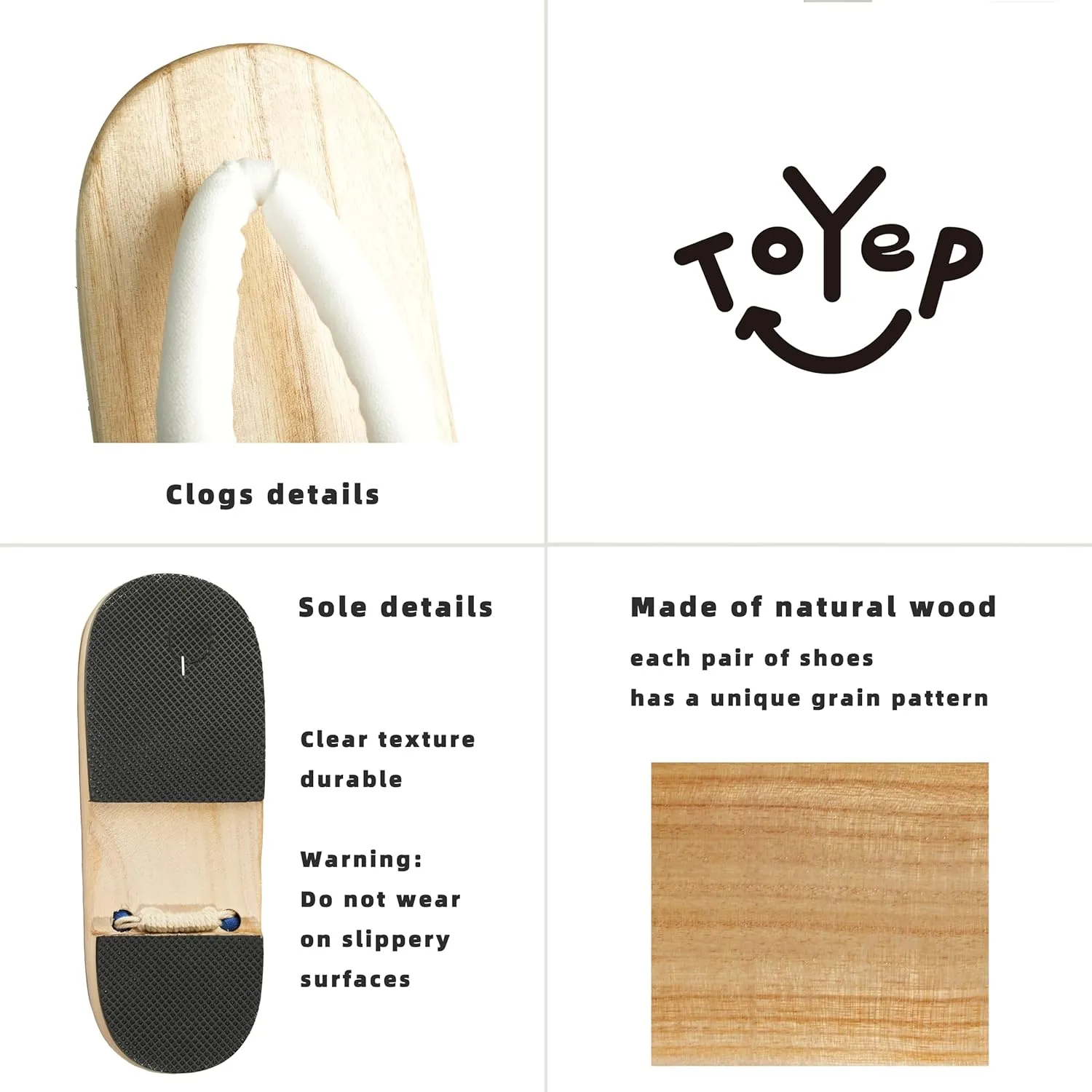 Wooden Thong Sandals Wooden Clogs Japanese Traditional Sandals