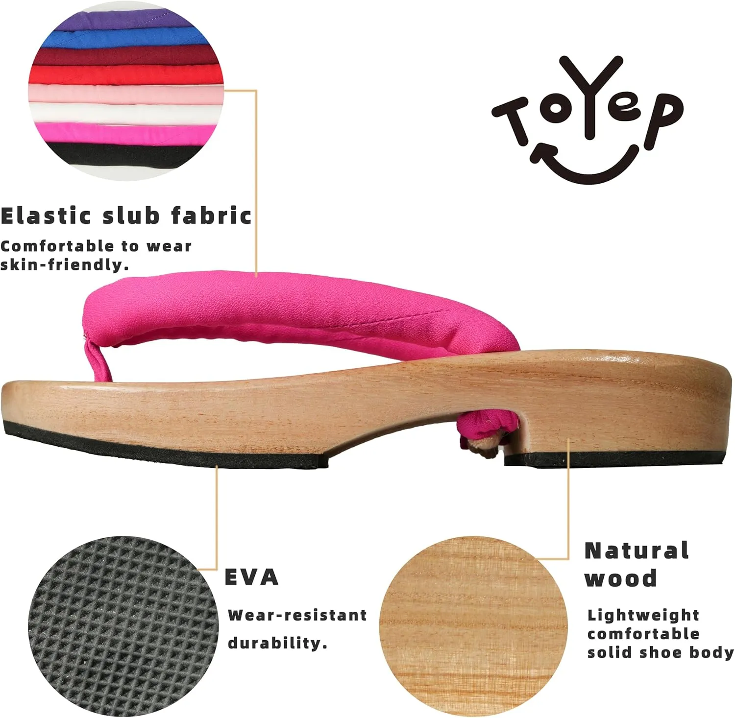 Wooden Thong Sandals Wooden Clogs Japanese Traditional Sandals