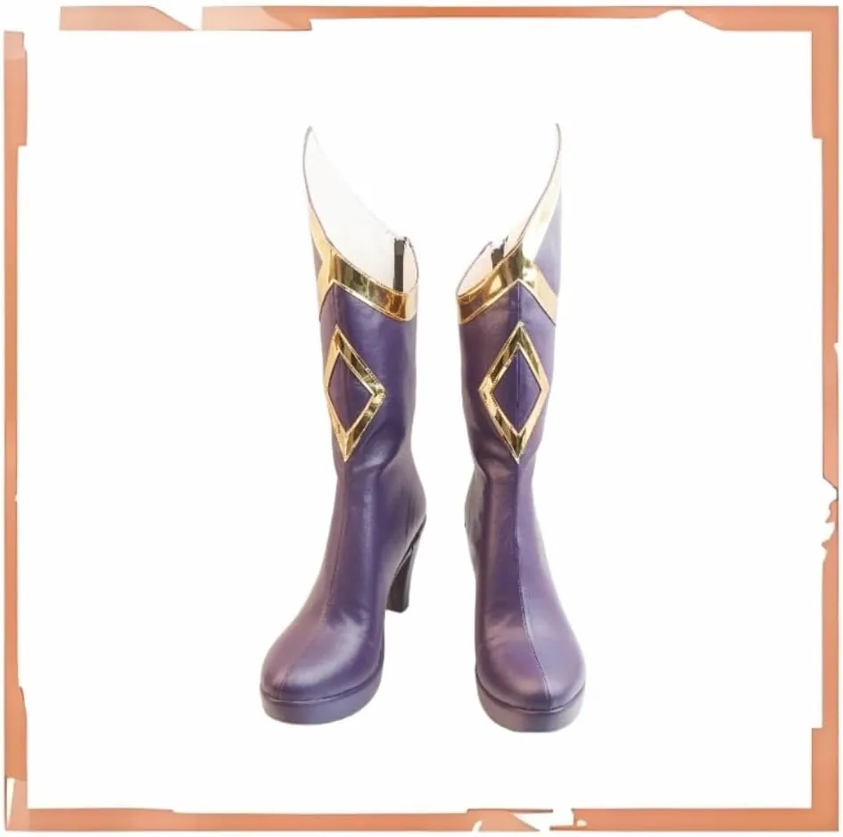 Xayah Cosplay Shoes for Game LOL Cos Halloween Women High Heel Custom Made Anime
