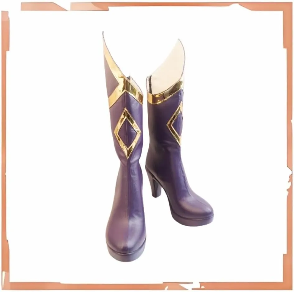 Xayah Cosplay Shoes for Game LOL Cos Halloween Women High Heel Custom Made Anime