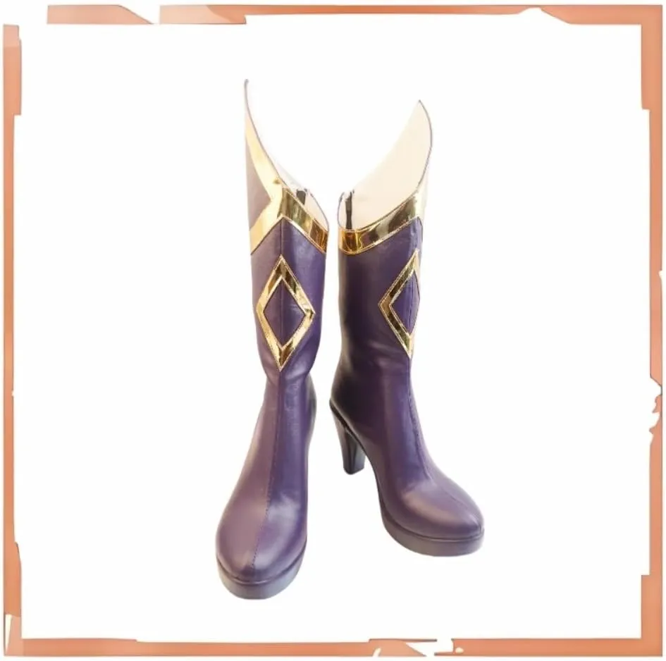 Xayah Cosplay Shoes for Game LOL Cos Halloween Women High Heel Custom Made Anime