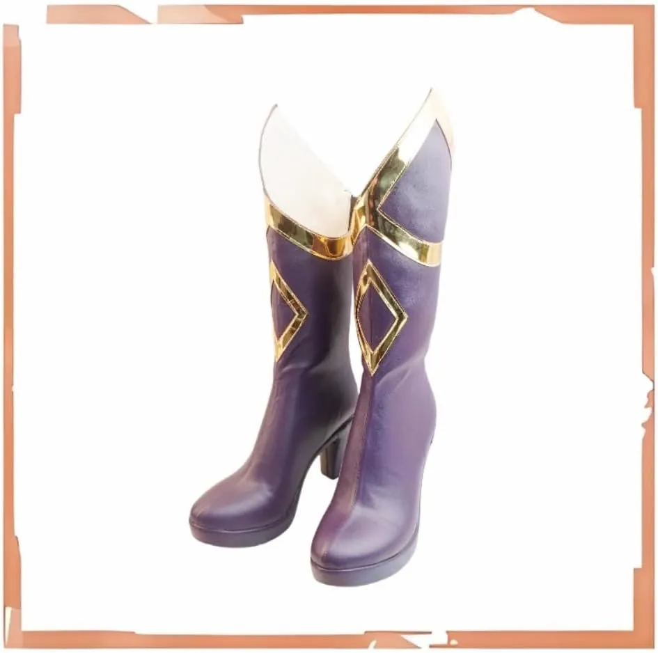 Xayah Cosplay Shoes for Game LOL Cos Halloween Women High Heel Custom Made Anime