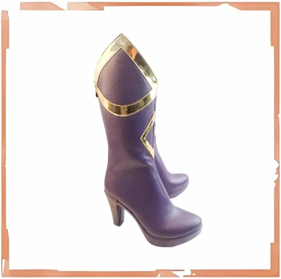 Xayah Cosplay Shoes for Game LOL Cos Halloween Women High Heel Custom Made Anime