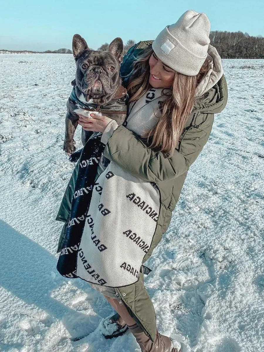 Yousify Women's Hooded Long Puffer Coat Winter Longer Thickened Down Jacket Zip Cotton Outwear