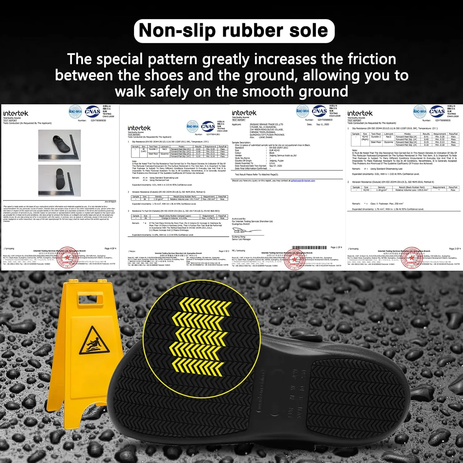 ZEENXIUYA Unisex Non Slip Work Chef Shoes Waterproof Closed Toe Kitchen Clogs Restaurante Food Service Garden Nurse Black